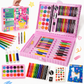Kiddycolor 87 Pack Drawing Coloring Art Set, All in One Painting Creative Supplies Gift with Plastic Case for Kids Boys Girls