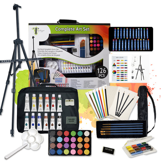 TAVOLOZZA 126 PCS Deluxer Artist Painting Set