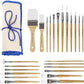 CONDA 24 PCS Paint Brushes Set