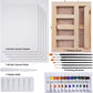 Tavolozza 26 PCS Tabletop Easel Painting Set