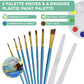 TAVOLOZZA 26 Pcs Acrylic Painting Supplies Kit