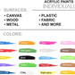 TAVOLOZZA 25 pcs Acrylic Paint Set