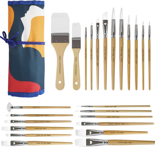 CONDA Paint Brushes Set (Upgrade Model)