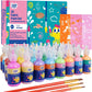 KIDDYCOLOR 3D Permanent Fabric Paint 40 Colors