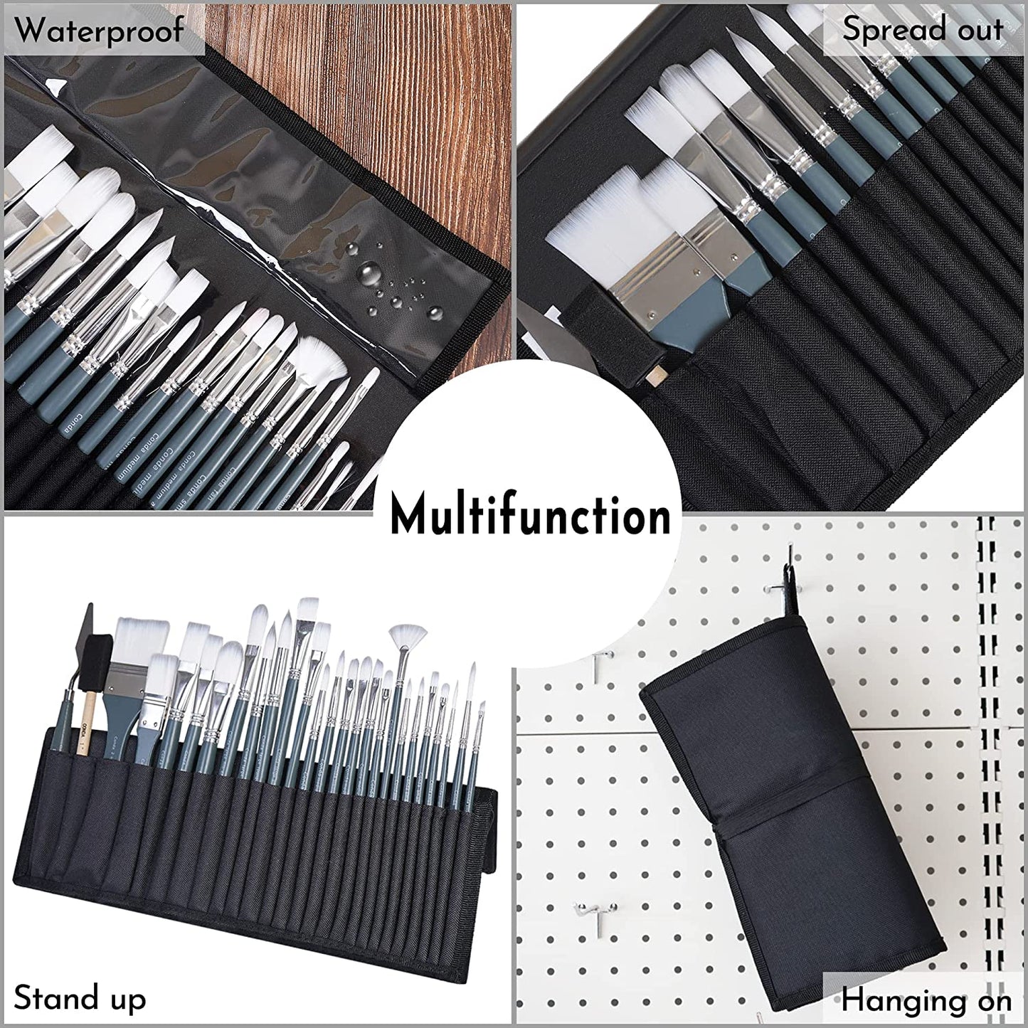 CONDA 27 pcs Artist Paint Brush Set